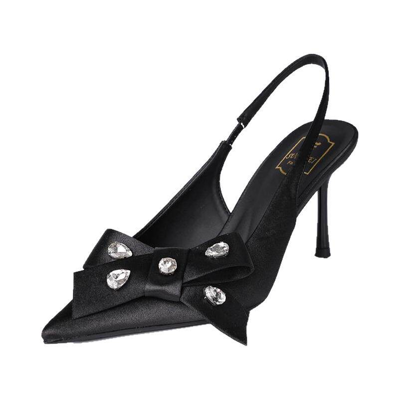 免费试穿苏妃妃法式细跟高跟凉鞋
