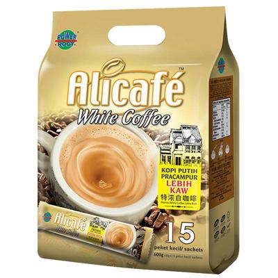 马来西亚进口白咖啡 啡特力三合一特浓速溶咖啡粉18条装*3袋装