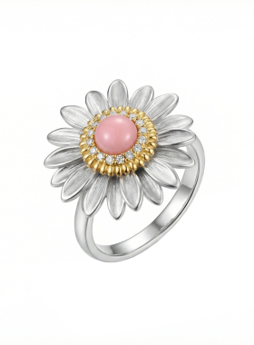 《邂逅》原创设计纯银雏菊戒指