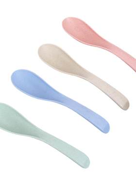 小麦秸秆一次性勺筷套装食品级