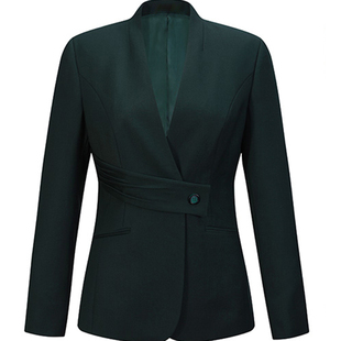 隆庆祥量身定制马甲三件套装新款商务职业西装正装女士时尚立领