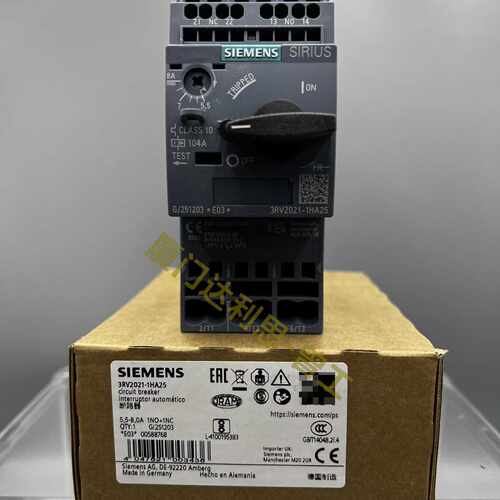 溢价-3RV2021-1HA25 塑壳断路器#SIEME