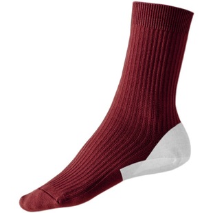 防裂袜子中筒袜双针女款男士足裂袜纯色纯棉袜脚后跟干裂开裂袜子