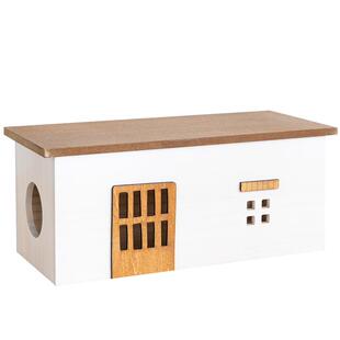 阿楹 桌面电线收纳盒整理固定 插排数据线理线器电视插座遮挡装饰