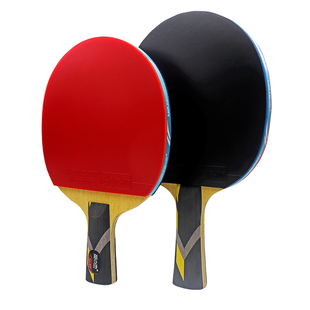 英之杰乒乒球拍初中生专用四星直拍专业单拍儿童专业款长柄训练拍