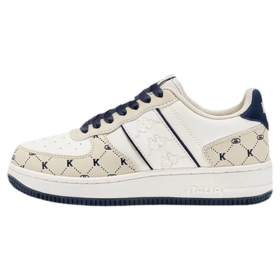 Kappa休闲复古圆头板鞋复古印花