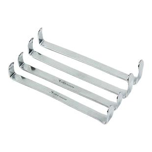 上海金钟组织拉钩不锈钢医用甲状腺拉钩双头直角无孔皮肤外科器械