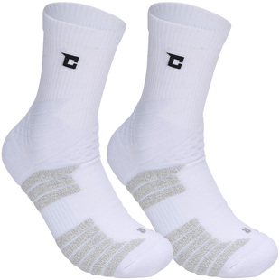 COURTMAN野球帝 篮球袜长筒高邦专业运动男透气莱卡防滑毛巾底袜