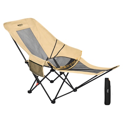 原始人户外折叠躺椅便携式超轻钓鱼椅子沙滩露营导演椅靠背小凳子
