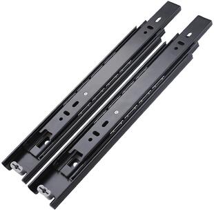 汇泰龙抽屉轨道三节缓冲橱衣柜导轨道轨滑道重型滑轨跑道滑轨轨道