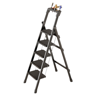 梯子家用人字梯折叠伸缩爬梯合金加厚便携步梯乔迁步梯多功能楼梯