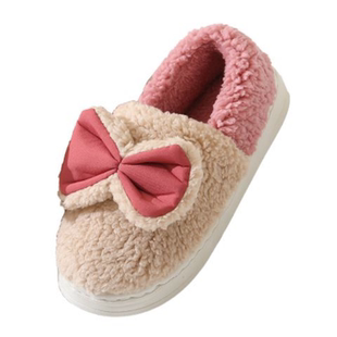 棉拖鞋女冬季包跟加绒加厚底居家用保暖外穿防滑毛绒情侣可爱棉鞋