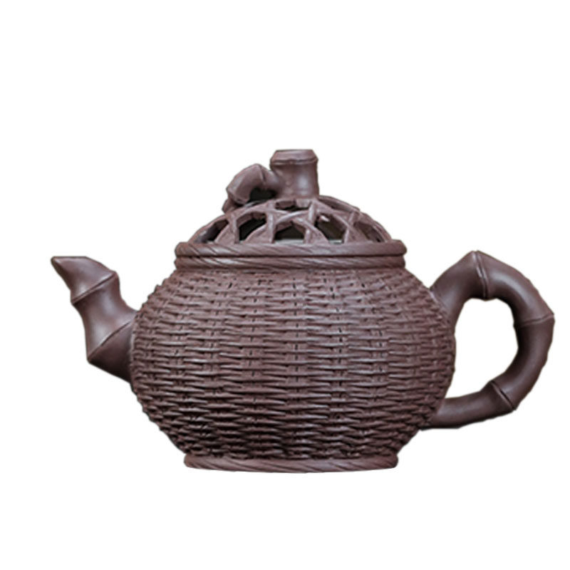 宜兴紫砂茶壶茶具 特大原矿段泥竹筐  （多个品种选）