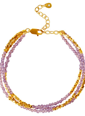 宫里上新天然紫水晶熹微手链