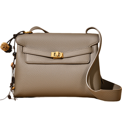 轻奢凯莉包大容量通勤单肩斜挎