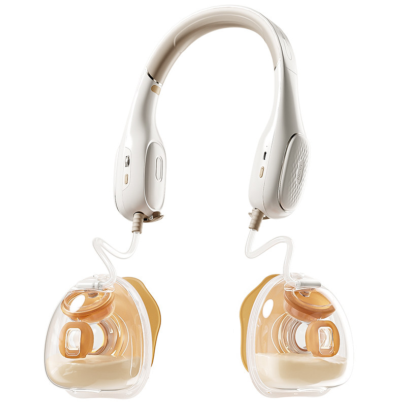 新贝免手扶挤奶器全自动按摩双边母乳电动