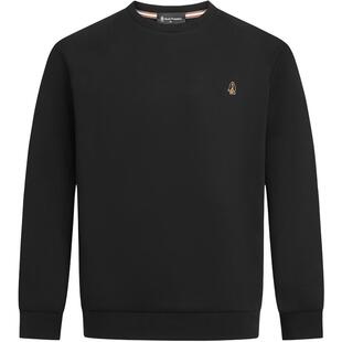 【优质棉纱】暇步士秋季弹力休闲套头衫男士运动双面布圆领卫衣潮