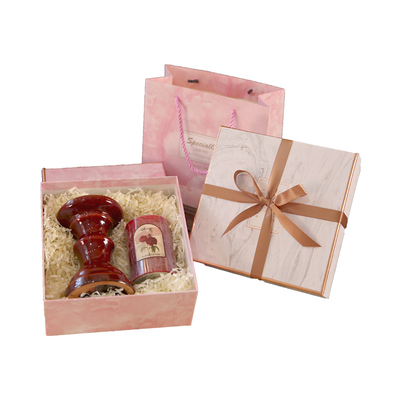 香薰蜡烛礼盒生日礼物伴手礼婚礼烛台摆件香装组礼品送闺蜜高级大