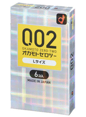 冈本002Okamoto避孕套超薄0.02隐形裸入正品情趣安全套润滑男用套