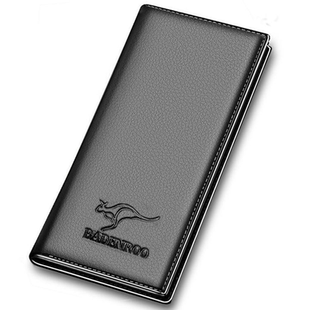 新款男士钱包男长款皮夹子软皮男款大容量皮包超薄多功能青年手包