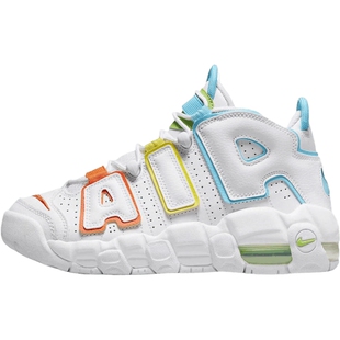 滔搏NIKE耐克大童AIR MORE UPTEMPO BG运动休闲篮球鞋FJ4624-100