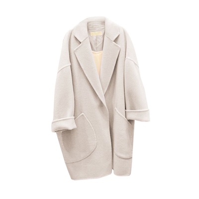 特大码双面羊绒大衣女羊毛呢外套