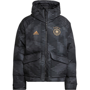 Adidas/阿迪达斯正品男子冬德国队足球运动保暖羽绒服 HF4066