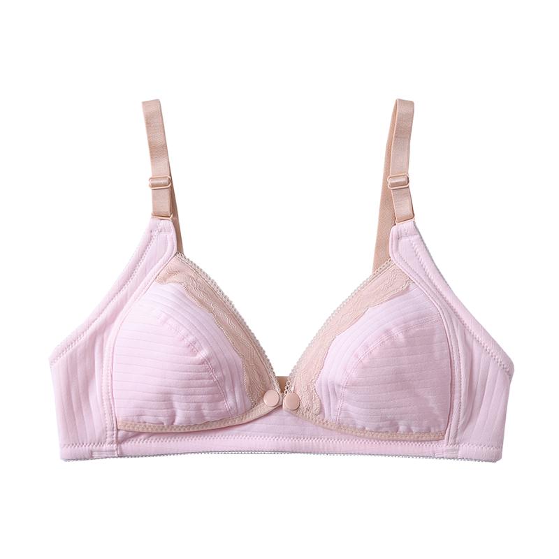 纯棉哺乳内衣可穿睡觉春秋超薄孕哺乳文胸
