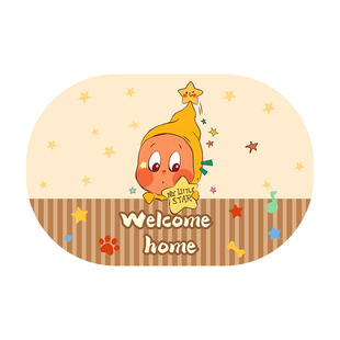 浴室地垫卡通可爱卫生间硅藻泥厕所门口速干吸水防滑门垫防摔脚垫