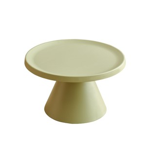 奶油风现代茶几组合小户型客厅家用床头柜简易侘寂民宿圆形边几桌