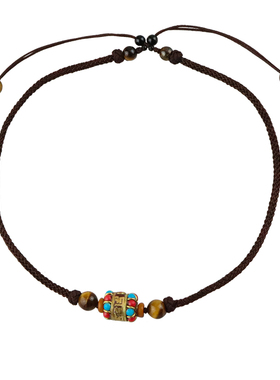 原创设计真言民族风脖子饰品项链