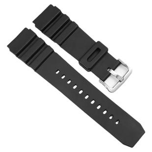 橡胶手表带适配卡西欧剑鱼MDV-106 MTP-VD01水鬼海洋之心22mm表带