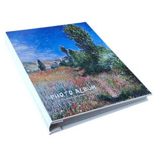 艺术名画A4资料收集册文书插袋相册礼品设计文件册皮面包邮