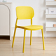 加厚塑料椅子休闲时尚 餐椅家用网红大人餐桌凳子塑胶靠背洽谈桌椅