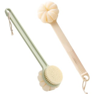 日式洗澡刷搓背神器长柄沐浴刷子身体后背强力搓泥不求人干刷软毛