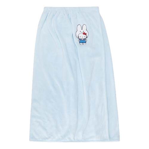 馨帮帮杂货铺家用魔术贴浴巾可爱卡通裹巾吸水速干兔头猫咪浴裙女