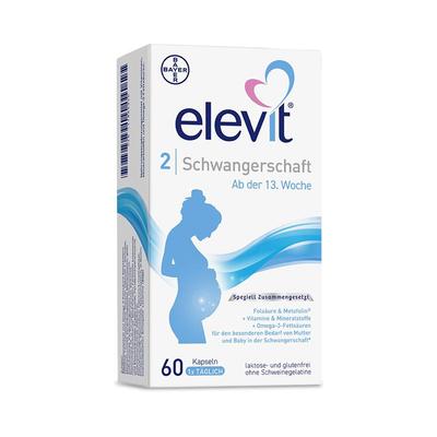 爱乐维elevit活性叶酸孕中后期