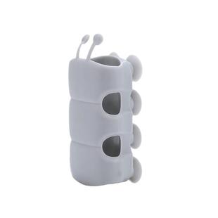 浴室毛毛虫花洒吸盘 卫生间喷头硅胶固定座 家用莲蓬头免打孔支架