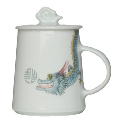 陶瓷龙礼品定制龙年杯子马克杯