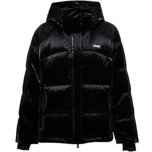 NBA ATELIER女士春季纽约尼克斯队金属光泽连帽羽绒服女