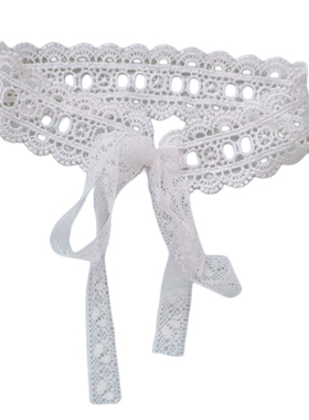 choker蕾丝系带白色复古原宿项圈