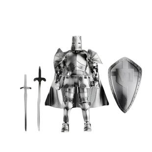中世纪骑士摆件潮流diy拼装积木机甲手办多关节可动玩偶铠甲模型