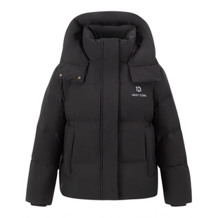 雅鹿短款羽绒服女款2026冬季新款蓝色巨好看的冬装小个子保暖外套