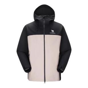 骆驼户外冲锋衣男款单冲26春秋拼色夹克外套防风防水徒步登山服女