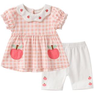 女童裙子夏季宝宝夏装连衣裙女孩粉色公主裙2025新款儿童洋气纱裙