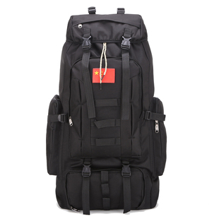 100L大容量登山包户外背包男野营背囊双肩包旅游行李打工旅行长途