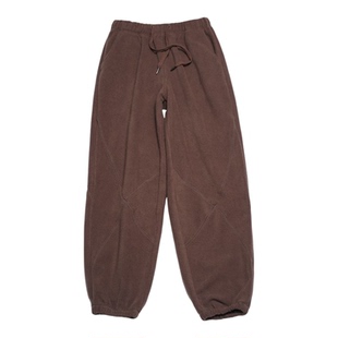 返场STILLYOU穿上就帅中性摇粒绒束脚运动休闲卫裤保暖长裤毛毛裤