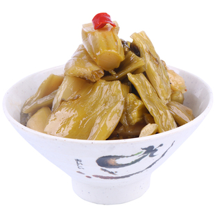 菜梗即食腌制菜蒂头咸菜泡菜微辣下饭菜台州温岭特产500g*2冷菜