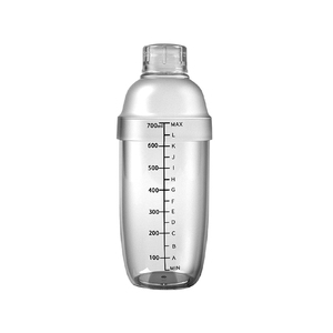 三件套雪克杯奶茶店专用工具带刻度手摇杯柠檬茶防溅盖调酒器套装