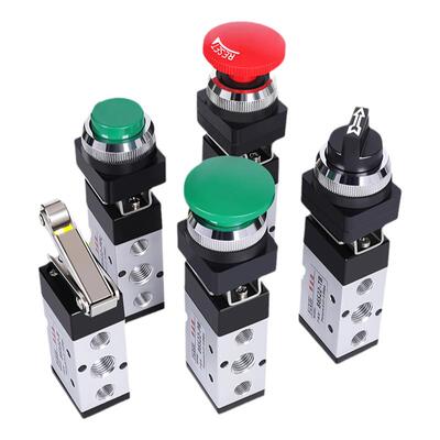 气动开关手动阀机械阀按压式